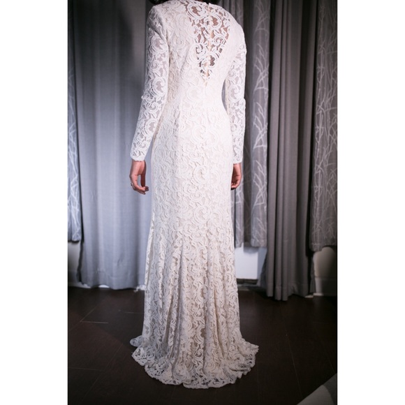 BHLDN Wedding Dress Size 2 - Picture 3 of 4